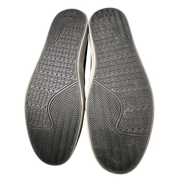 Ugg Men’s Kilian Slip On Sneaker Sz 13 Charcoal Black Leather Suede Wool Lined - Picture 4 of 15